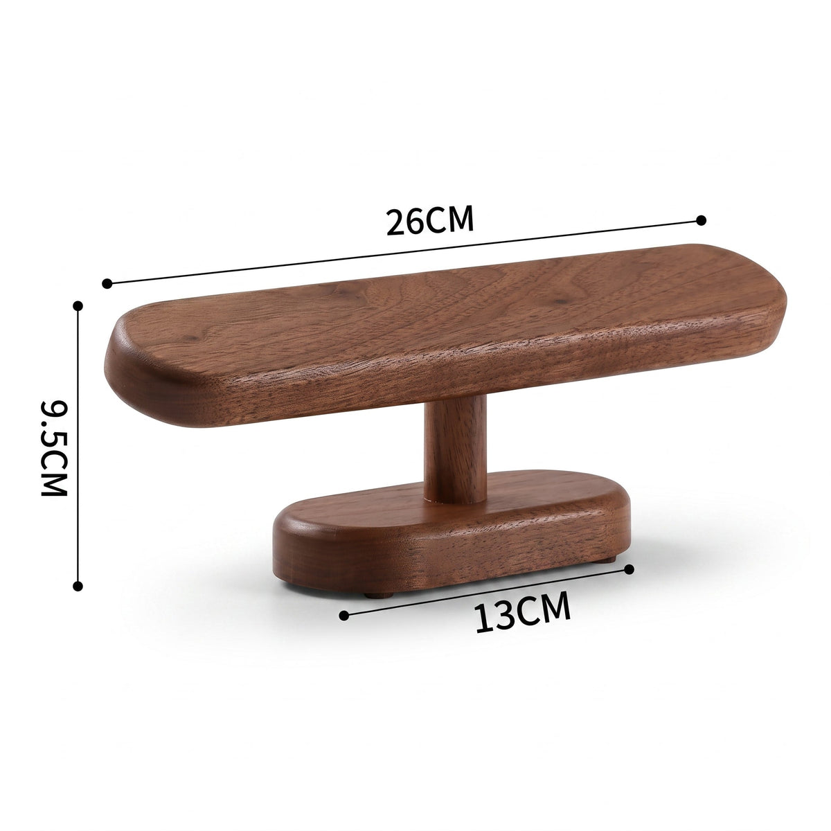 Premium Walnut Wood Watch Stand